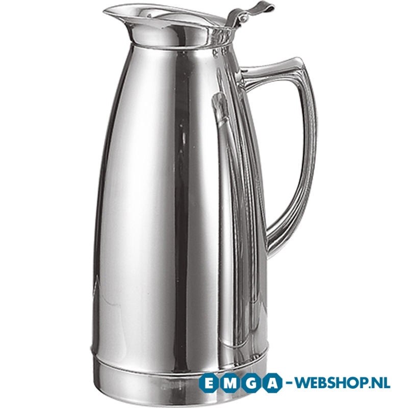 Cafetière + couvercle double paroi inox 1L